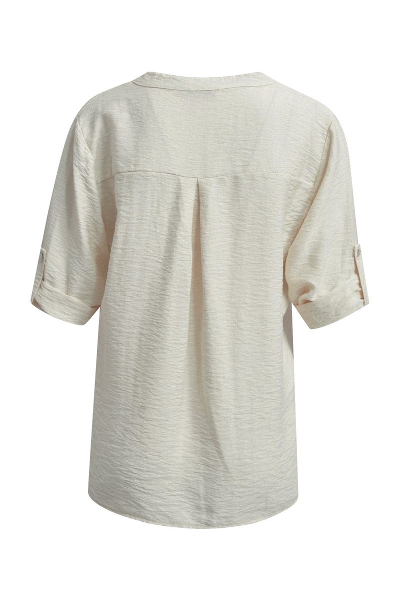 Blouse Solid with Buttons