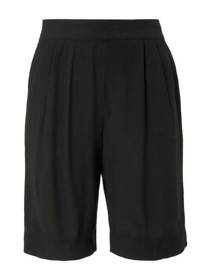 Loose Fit Bermuda Shorts mit elastischem Bund