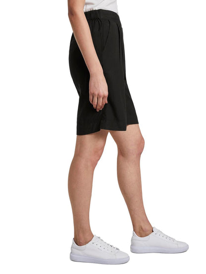 Loose Fit Bermuda Shorts mit elastischem Bund