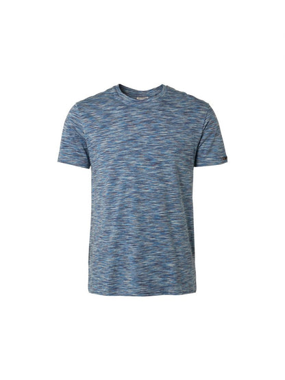 T-Shirt Crewneck Multi Coloured Yarn Dyed Melange