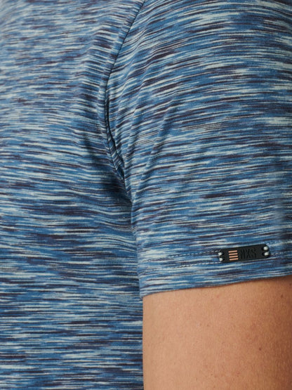 T-Shirt Crewneck Multi Coloured Yarn Dyed Melange
