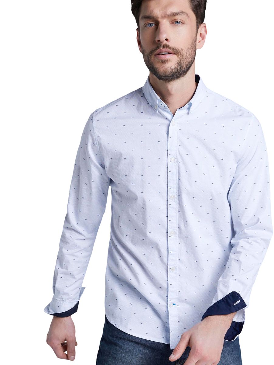 Hemd mit Allover-Print