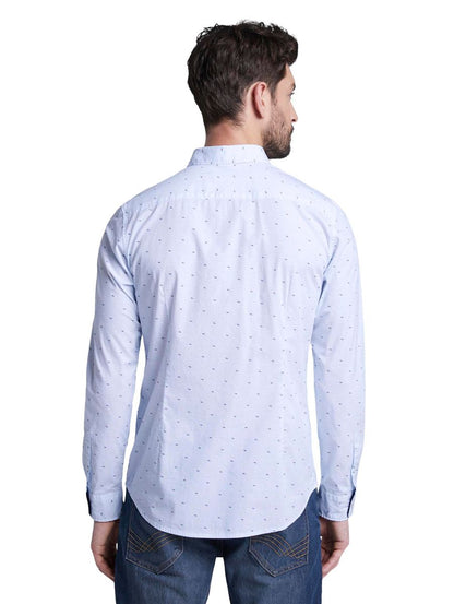 Hemd mit Allover-Print