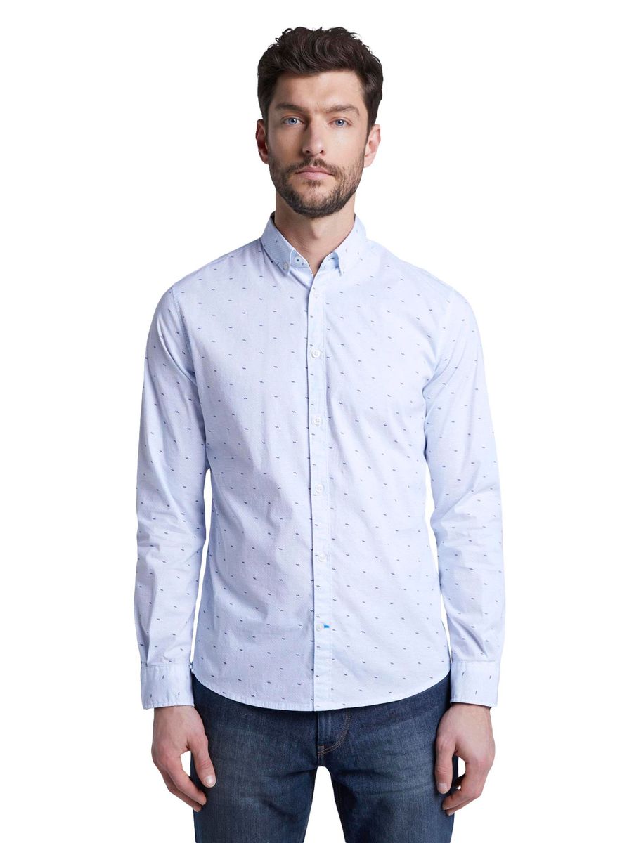 Hemd mit Allover-Print