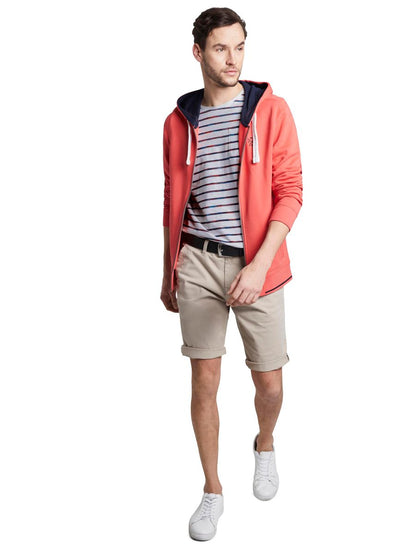 Gestreiftes T-Shirt mit Brusttasche