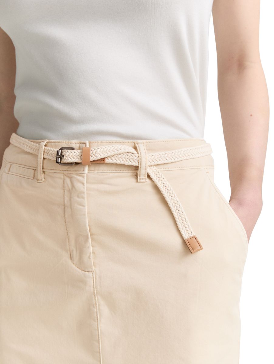 Chino Rock mit Gürtel