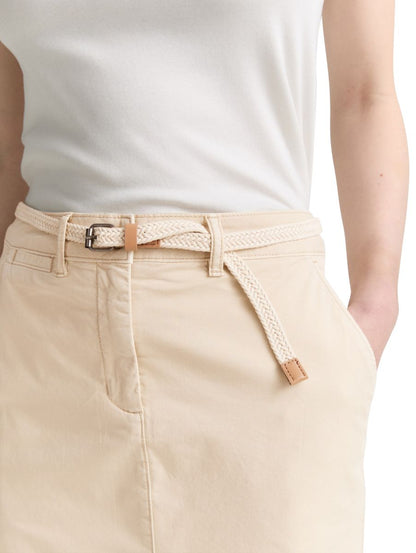 Chino Rock mit Gürtel
