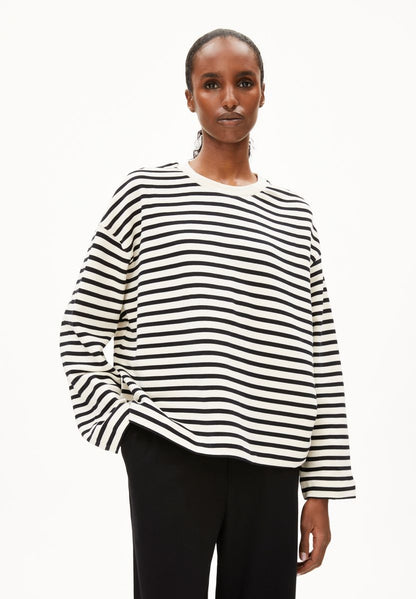 FRANKAA MAARLEN STRIPE SWEAT