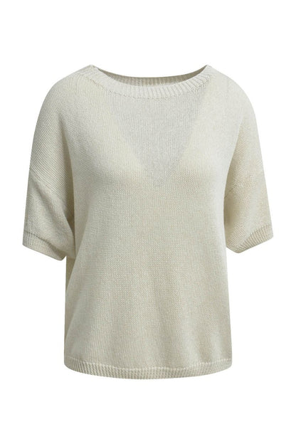 Pullover Knit Short Sleeve