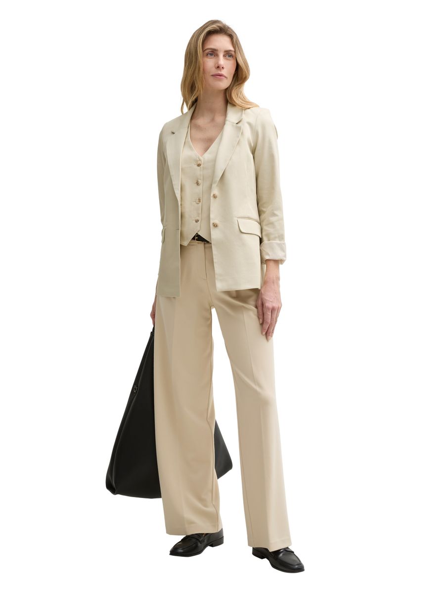 Regular Fit Blazer aus Twill