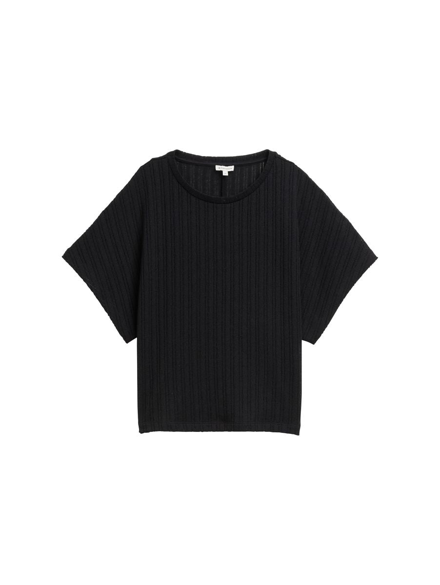 Loose Fit Crinkle T-Shirt