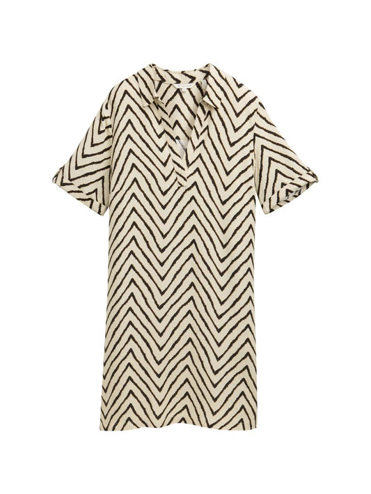 Kleid mit Leinenanteil