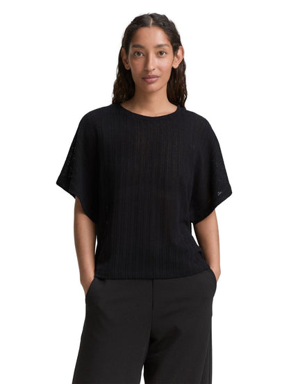 Loose Fit Crinkle T-Shirt