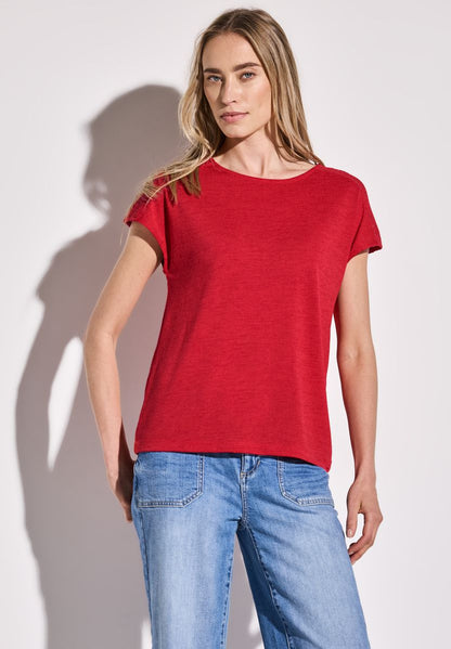 Shirt mit Spitzendetail