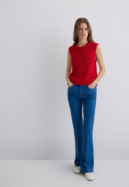 NONSLEEVE SWEATER