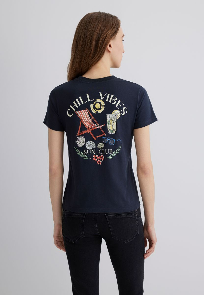 BEACH PRINTED T-SHIRT