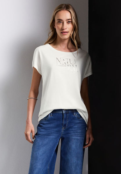 Shirt mit Glitzer-Wording