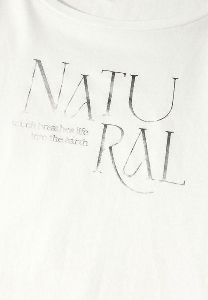 Shirt mit Glitzer-Wording