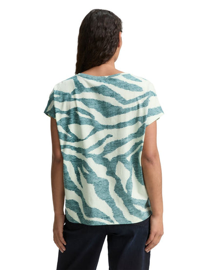 T-Shirt mit Inside-Out Print