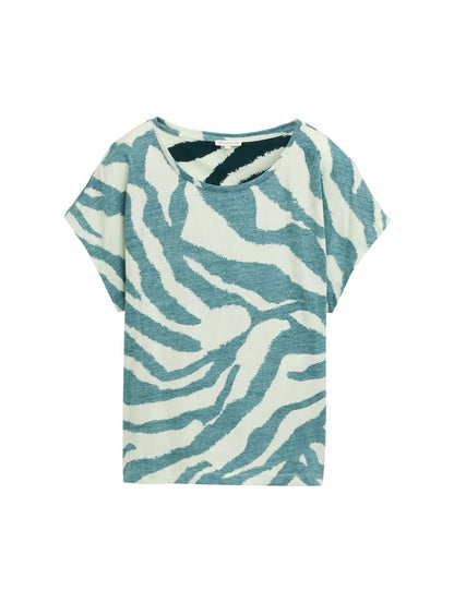 T-Shirt mit Inside-Out Print