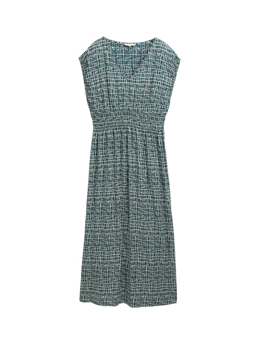 Midi-Kleid mit Muster