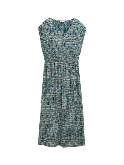 Midi-Kleid mit Muster