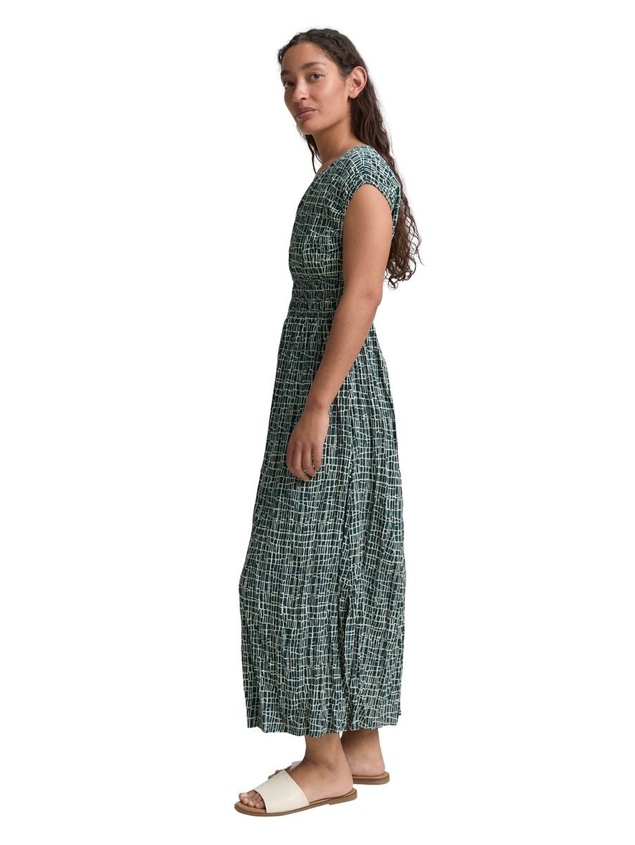 Midi-Kleid mit Muster