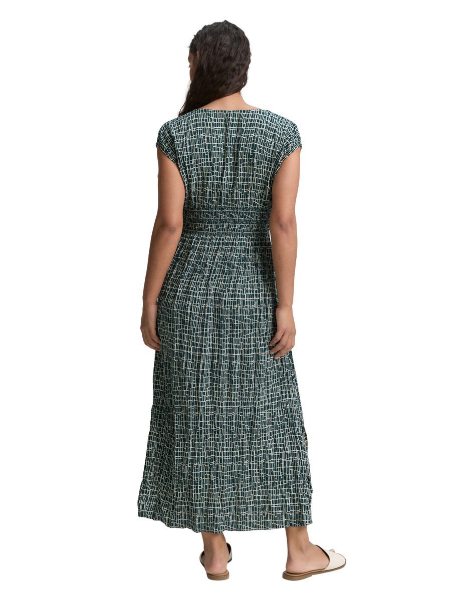 Midi-Kleid mit Muster