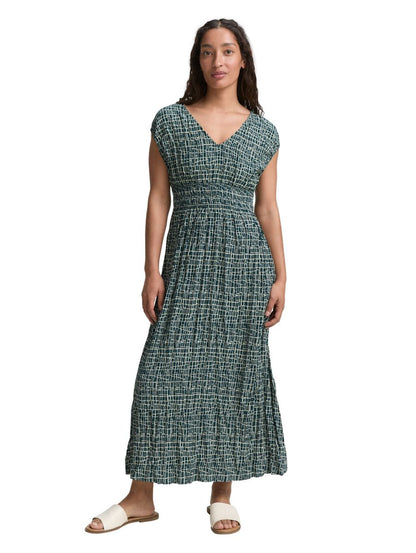 Midi-Kleid mit Muster