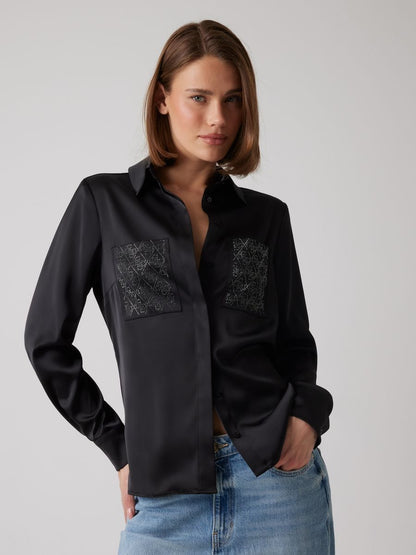 MARGUERITE HOTFIX POKETS SHIRT