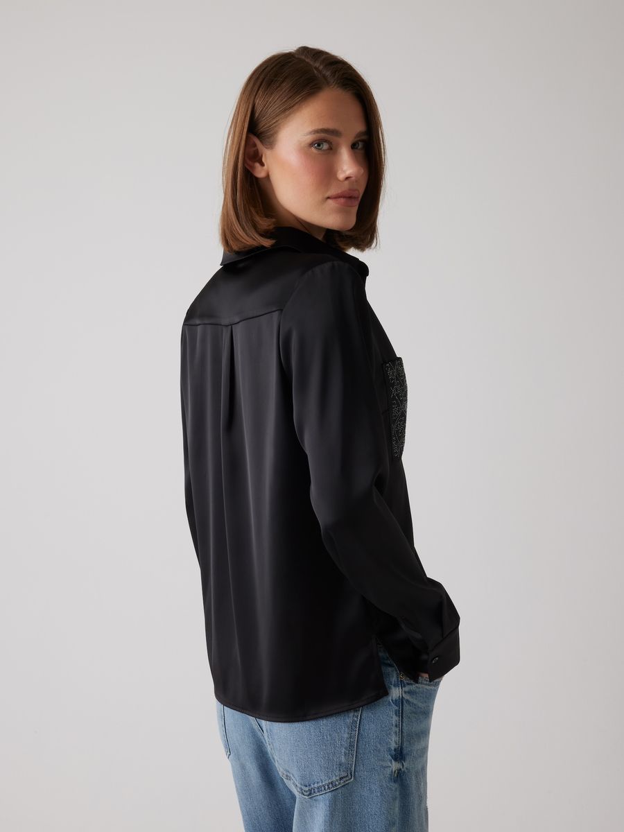 MARGUERITE HOTFIX POKETS SHIRT