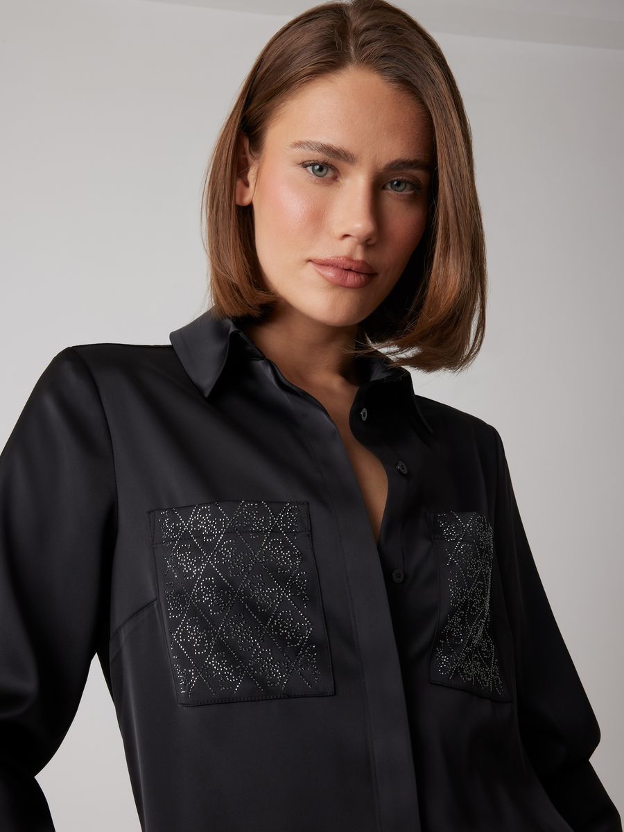 MARGUERITE HOTFIX POKETS SHIRT