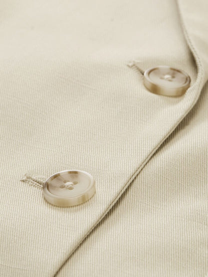 Regular Fit Blazer aus Twill