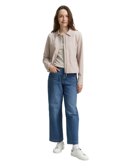 Regular Fit Jacke mit Reißverschluss