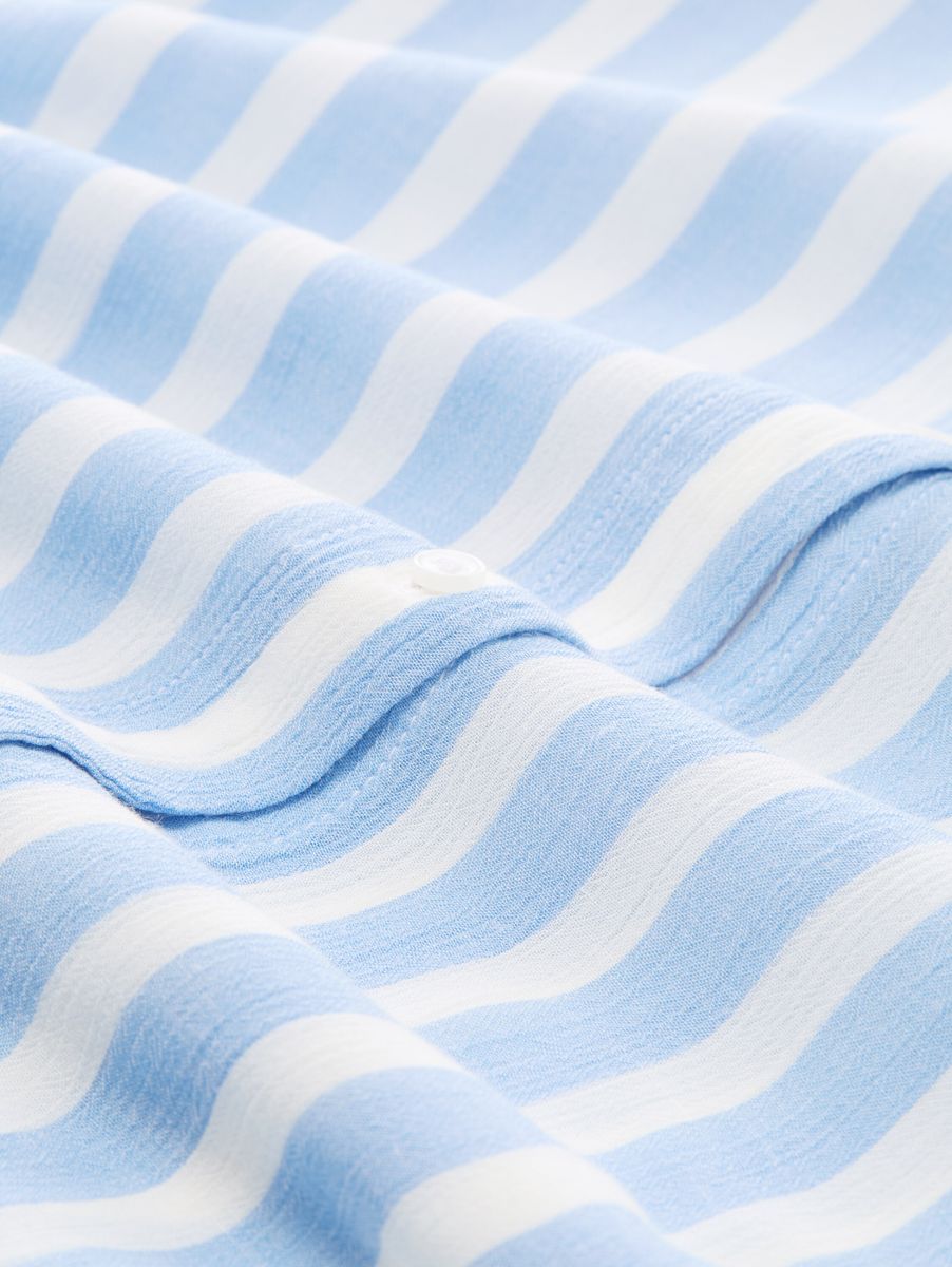 Regular Fit Bluse in Knitter-Optik