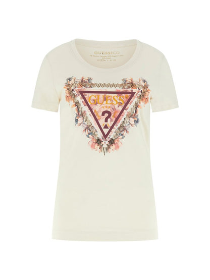 SS TRIANGLE FLOWERS TEE