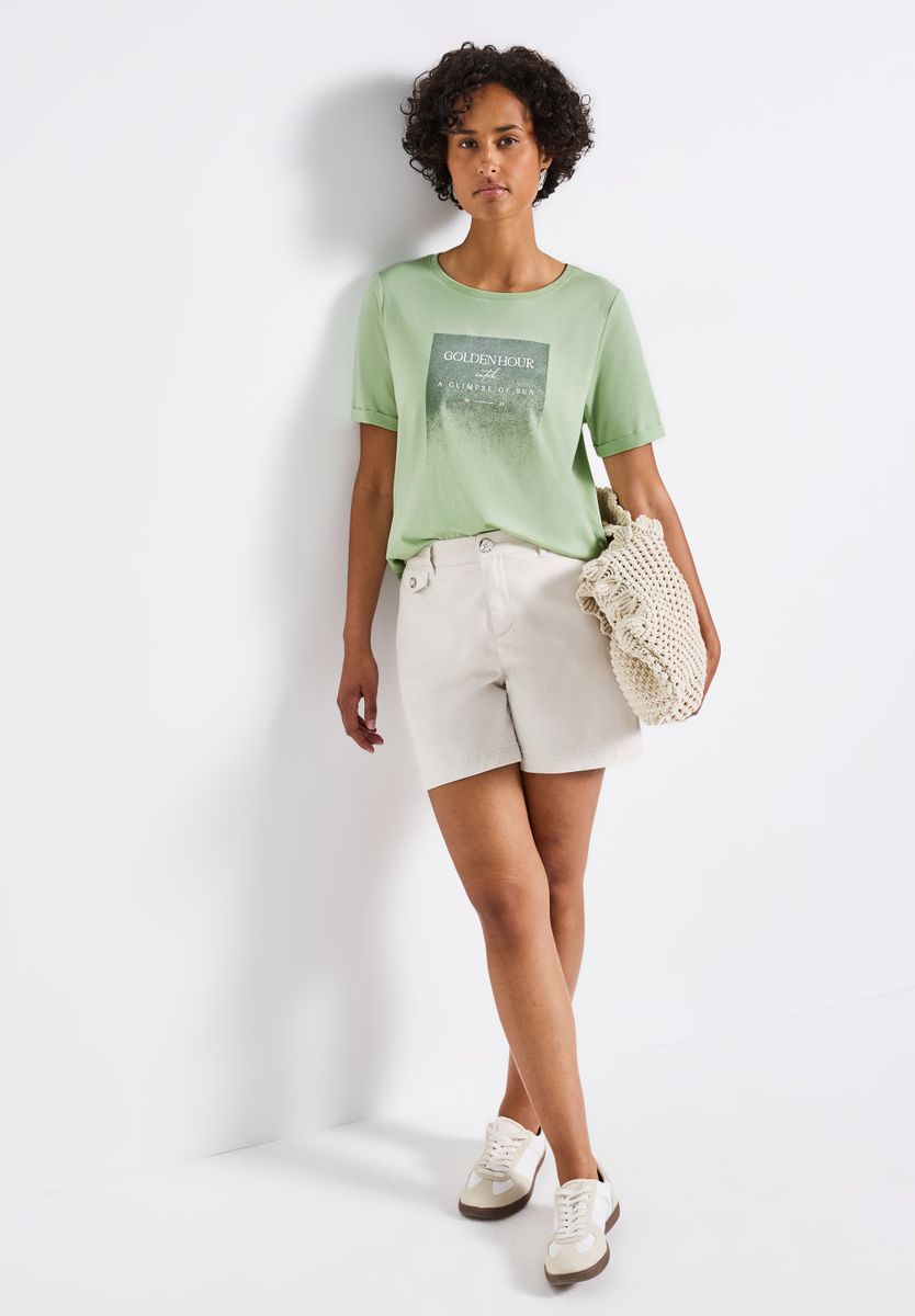 Shirt mit Schimmer-Print