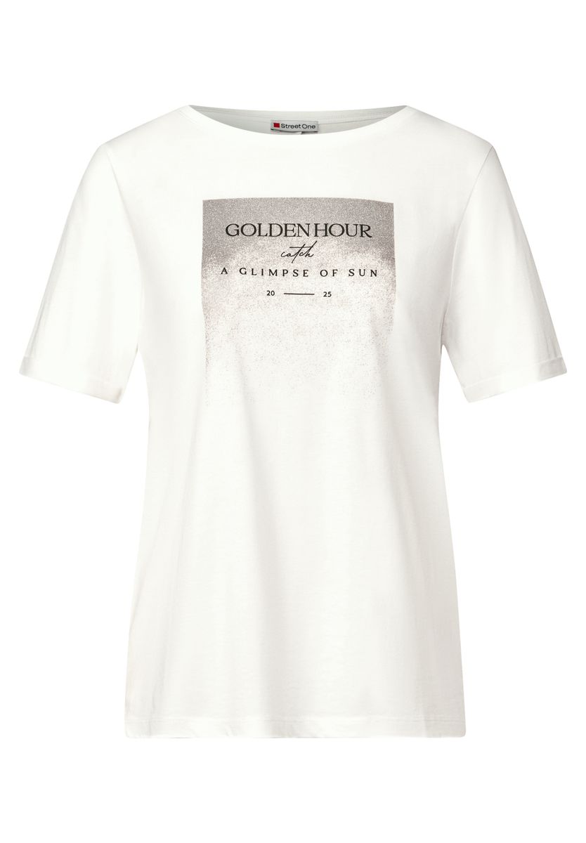 Shirt mit Schimmer-Print