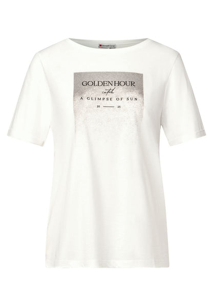 Shirt mit Schimmer-Print
