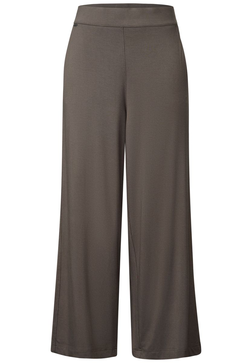 Wide Leg Jersey-Hose