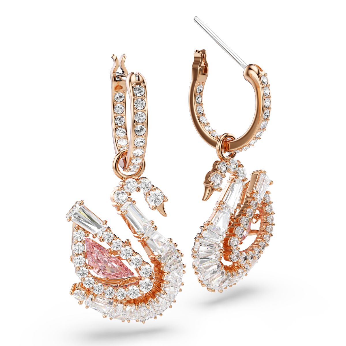 SWAN:OHRSTECKER PINK PIN/ROS