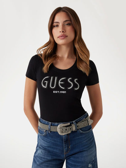 CN SS GUESS LOGO TEE