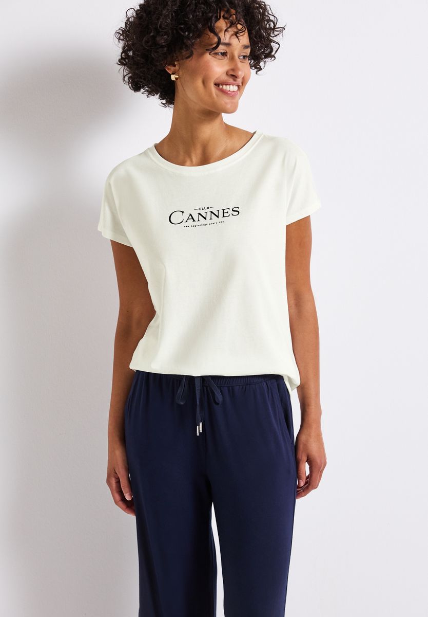 Shirt mit Folien-Wording