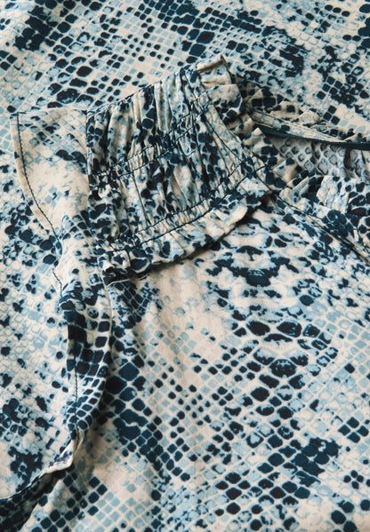 Bluse mit Snake Print