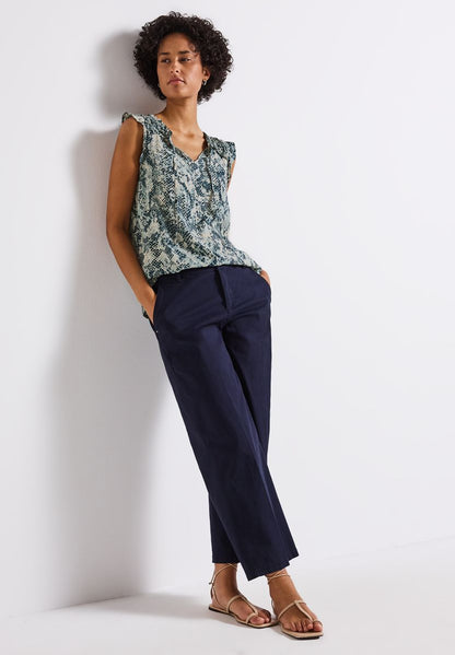 Bluse mit Snake Print